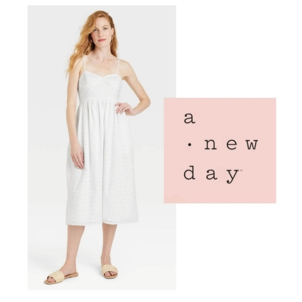 A New Day white eyelet dress